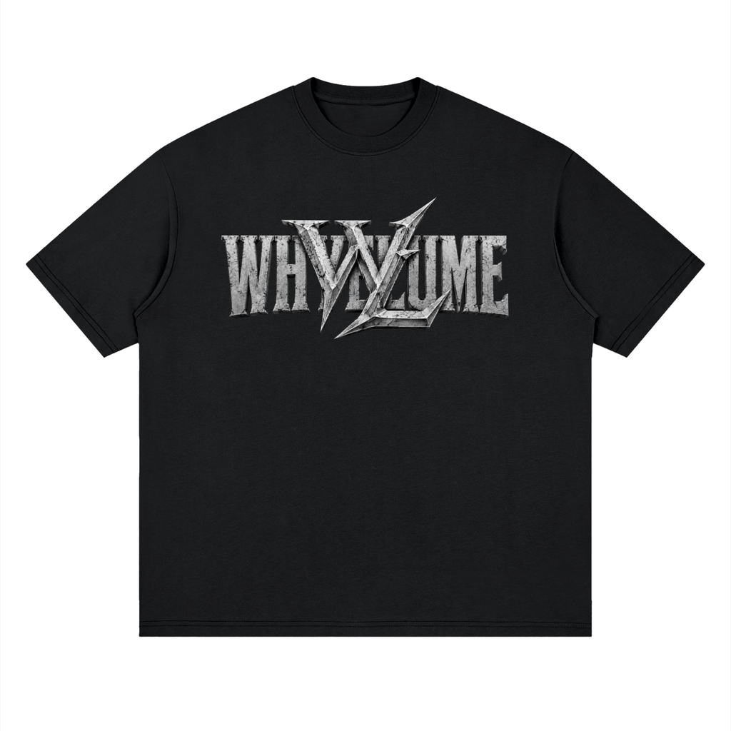 WHYELUME Forged Mark Drop Shoulder Tee